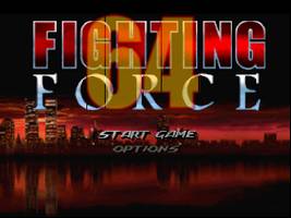 Fighting Force 64 Title Screen
